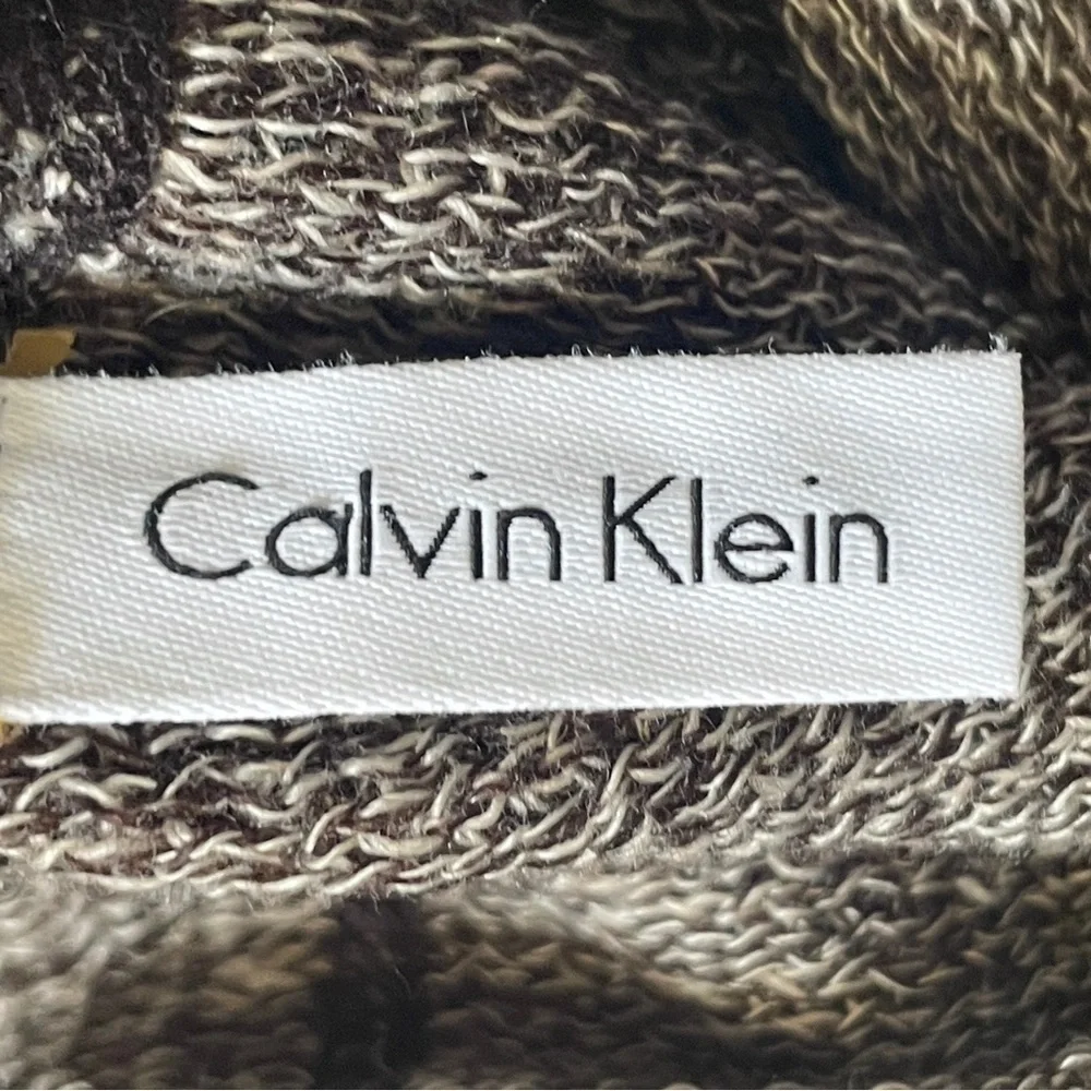 🌺 Calvin Klein Brown Marled Knit Stretchy Soft Infinity Scarf